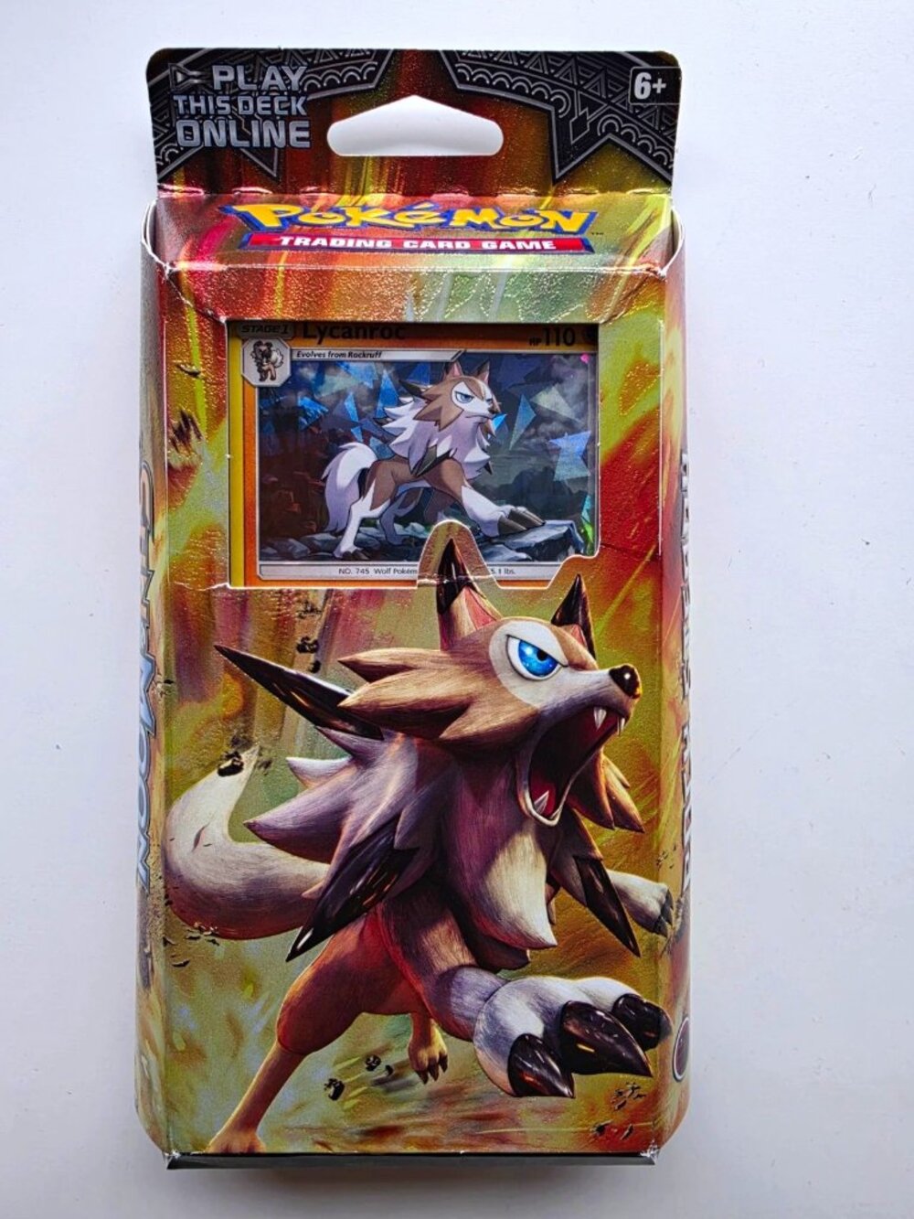 Pokemon TCG Sun & Moon Burning Shadows Rock Steady Theme Deck Lycanroc 60 Cards